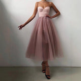 2026 New Dress Women's Ebay Multi-Color Sling With Mesh Dress HZ0517