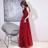 Streaming Pregnant Women Toasting Bride 2026 New Temperament Wedding Engagement Evening Dress Female Banquet Wine Red HZ0517