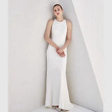Hang Neck Light Wedding Wedding Wedding Wedding Wedding Wedding Dress Small Tail Welcome Out Of The Yarn High Sense HZ0517