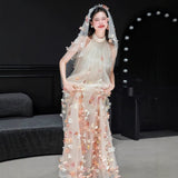 Morning Dress Female Bride French Fairy Hanging Neck Engagement Dress 2026 New Sweet High-End Light Luxury Flower Dress HZ0517