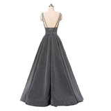 International Station Ebay Banquet Evening Dress V-Neck Sling 2026 Long Sling Party Bridesmaid Dress Girl HZ0517
