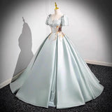 Evening Dress Senior Birthday Ceremony Student Art Exam Vocal Host Performance Dress Slimming Dress Dress HZ0517