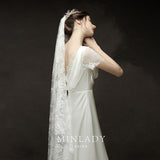Simplicity Light Wedding Dress 2026 New Temperament Toasting Bridal Welcome Dress Female Simple Yarn HZ0517