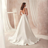 Sing Noodle Wedding Dress 2026 Spring New Bride Wedding Thin Simple Court Retro Tail Light Wedding Dress HZ0517