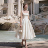 Light Wedding Dress 2026 New High-End White Wedding Dress Princess Adult Party Dinner Dens Down HZ0517