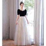 Art Exam Dress Women 2026 New Fashion Banquet Host Dress Annual Performance Evening Dress Summer HZ0517