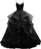 Fashion Sling Fluffy Skirt Event Dress Temperament Year-Up Club Show Evening Dress 2026 New HZ0517