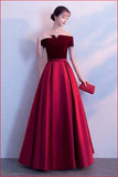 Choir Performance Suit 2026 New Velvet Stuff Blue Dress One-Word Shoulder Banquet Performance Evening Dress HZ0517
