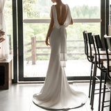 2026 Spring New Bride Wedding Outdoor Wedding Yarn Simplicity Small Simple Light Wedding Dress HZ0517
