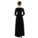 Black Velvet Evening Dress Bride Long-Sleeved Toast Suit 2026 New Summer Engagement Fashion Dress Dress Dress Woman HZ0517