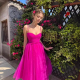 Suspension Small Dress 2026 New Fashion Sexy Tulle Banquet Sen Linen Dress Atmospheric Multi-Color Evening Dress HZ0517
