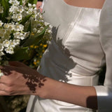 Korean-Style Light Wedding Dress 2026 Summer New Set Of Simplicity To Go Out To Welcome Small Dress White Mori Travel Wedding Dress HZ0517