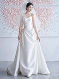 Swear Light Wedding Dress 2026 New Engagement Dress Dress Small Man Goes Out Yarn Fishtail Morning Robe Bride Toast Suit HZ0517