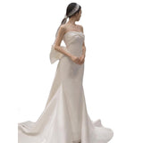The Sting Brat Light Wedding Dress 2026 New Bride Went Out Of The Yarn Fishtail Studio To Shoot The Annual Dress Of The Thin Art Exam HZ0517