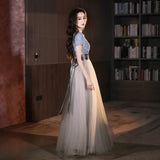 Evening Dress Bridesmaids 2026 New High-End Dress Sister Group Dress Dress Glit Performance Dress Spring Thin HZ0517