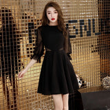 Black Small Dress Can Usually Wear 2026 New Temperament Small Dress Party Party Dress HZ0517