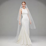 2026 New Sleeveless Simple Elegant Sexy Back-Back Stings To Repair Fish Tail Light Travel Wedding Dress HZ0517