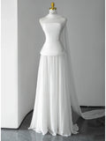 French Bra-Smeared Lightweight Wedding Dress 2026 New Bridal Seny Morning Robe Simple Welcome Yarn Dress Dress Dress HZ0517
