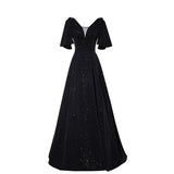 Black Evening Dress Women 2026 New Banquet Noble And Elegance Show Skinny Sexy Annual Meeting Host Summer HZ0517