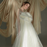 In The Fugitive Princess French Light Wedding Dress Morning Dress Wedding Dress Wedding Dress Light Luxury High-End Dress HZ0517