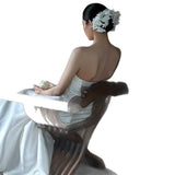 French Bra Light Wedding Dress 2026 New Mori Simple Densate Bride Go Out Yarn White Engagement Evening Dress Dress HZ0517