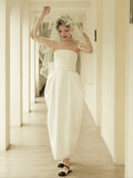 French Light Wedding Dress 2026 New Bride Go Out Yarn Welcome Yarn Tective Tective Design Small Dress HZ0517