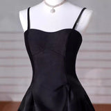 Black Evening Dress 2026 New Dress Party Host Art Examination Dress Temperament Sexy Suspension Long Dress HZ0517