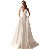 Sing Noodle Wedding Dress 2026 Spring New Bride Wedding Thin Simple Court Retro Tail Light Wedding Dress HZ0517