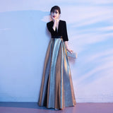 Grand Choral Performance Dress Women 2026 New Summer Dress Fashion Mode Conductor Recitation Poetry Host Chorus HZ0517