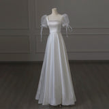 French Evening Dress 2026 New Temperament Banquet White Sedley Light Wedding Wedding Certificate Can Wear Dress Women HZ0517