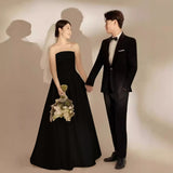 French Light Wedding Dress Bride Simple Boobs Go Out Of The Yarn Series Super Fairy Stipend Dress Welcome Yarn Small HZ0517
