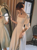 Small Man Evening Dress Woman 2026 New Banquet Temperament Can Usually Wear A White Dress Dress French Style HZ0517