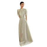 French-Style Densted-Faced Light Wedding Dress 2026 Spring New Bridal And Female Retro Court Fasing HZ0517