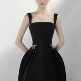 French Niche Design Feels White With Slingsed Evening Dress Party Party Temperament Can Usually Wear A Dress HZ0517