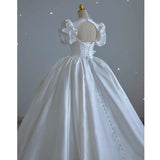 French-Style Denstalt Main Wedding Dress 2026 Spring New Bridal Temperament Dingy Noodles Small Heavyweight Tail Wedding Dress HZ0517