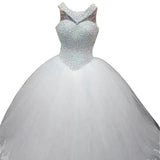 2026 New Temperament Large-Size Wedding Dress Bride High Waist Simple Style Light Wedding Dress HZ0517