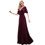 Velvet Banquet Evening Dress Fashion 2026 New Dress Atmospheric Elegant Fashion Evening Dress HZ0517
