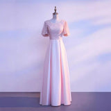 Choir Performance Suit 2026 New Pink Cane Temperament Evening Dress Long Dress Host Banquet Dress HZ0517