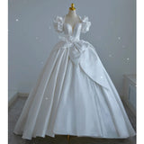 French-Style Denstalt Main Wedding Dress 2026 Spring New Bridal Temperament Dingy Noodles Small Heavyweight Tail Wedding Dress HZ0517