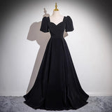 Black Evening Dress Dress Women 2026 New French Fashion Temperament Host Vocal Art Choir Performance Suit HZ0517