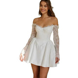 Sexy Light Wedding Dress 2026 New Bridal French Simple Travel Shoot Small Dress HZ0517