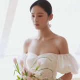 Temperament Light Wedding Dress 2026 Small Man-Deds Of The Main Wedding Dress HZ0517