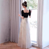 Art Exam Dress Women 2026 New Fashion Banquet Host Dress Annual Performance Evening Dress Summer HZ0517