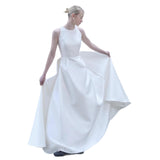 Sing Noodle Light Wedding Dress 2025 New Bridal Shoulder Repair Simple Korean Banquet Evening Dress HZ0517