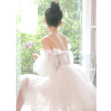 White French Certificate Registration Evening Dress Dress Dress Dress Short Little Man Daily Birthday Princess Dress Dress Girl HZ0517