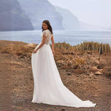 2026 Spring New Long Sleeve Small Tailings Outdoor Light Wedding Show Dress HZ0517