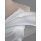 One-Word Shoulder-To-Shoulder Wedding Dress 2026 Spring New Bridal License Small Dress Fishtail Den?Ry Fashion Outdoor Yarn HZ0517