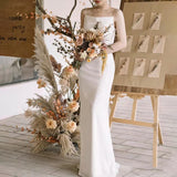 2026 New French Light Wedding Dress Bride Wedding With A Simple Slingant Slingant HZ0517