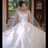 Sling Ribbon Dingy Light Wedding Dress French Small Sexy Simple Travel Photo Super Fairy Certificate Registration Korean Dress Light Yarn HZ0517