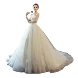 Bra-And-Teared Tail Wedding Dress 2026 New Sentair High-Waisted Light Wedding Dress HZ0517